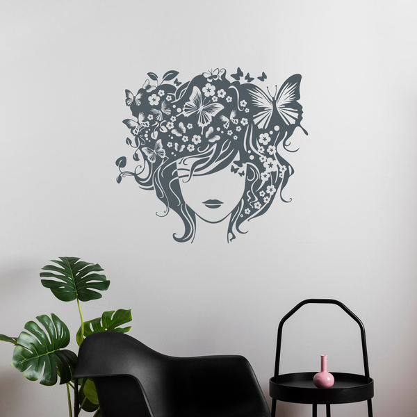 Stickers muraux: Coiffure de papillon