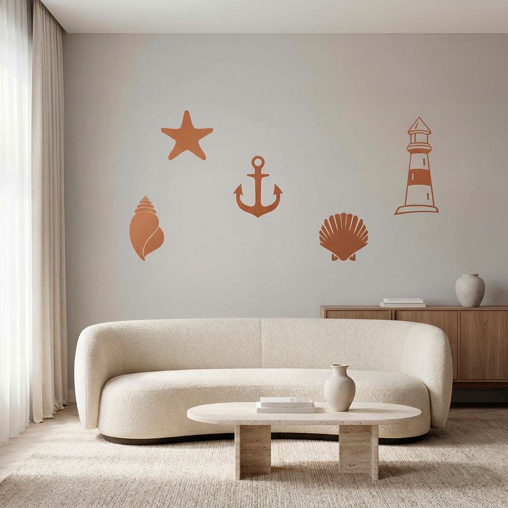 Stickers muraux: Symboles marins