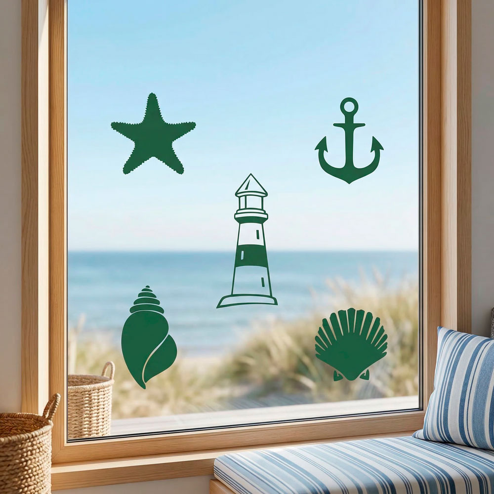 Stickers muraux: Symboles marins