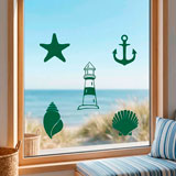 Stickers muraux: Symboles marins 17