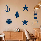 Stickers muraux: Symboles marins 18