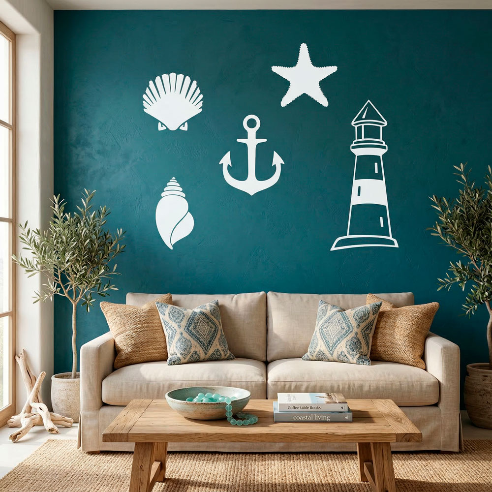 Stickers muraux: Symboles marins