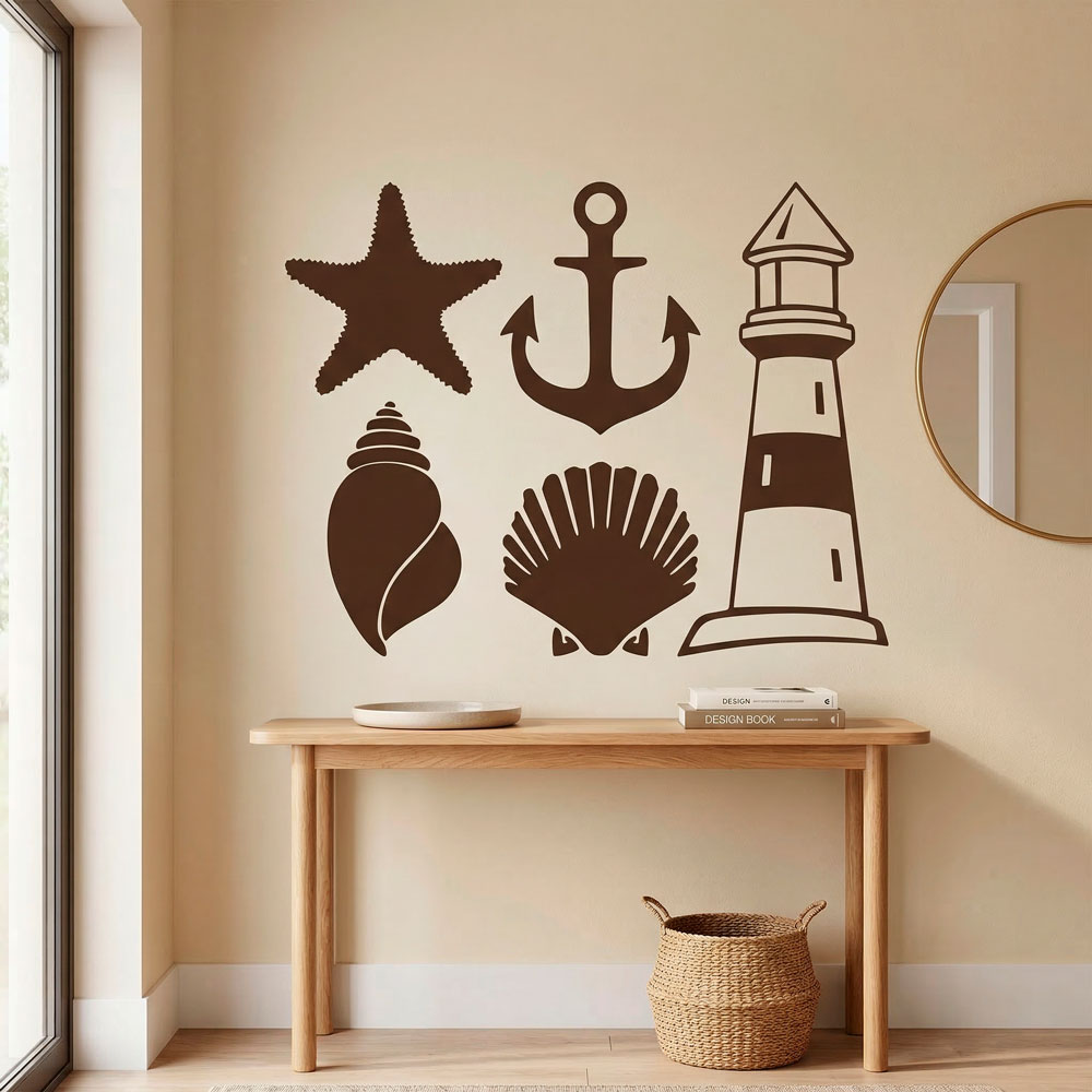 Stickers muraux: Symboles marins