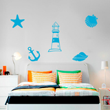 Stickers muraux: Symboles marins 4