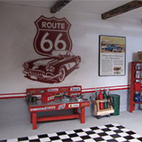 Stickers muraux: Corvette Route 66 4