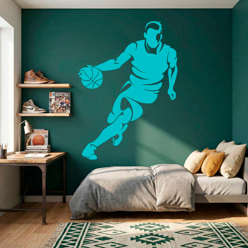 Basketteur dribblant 16