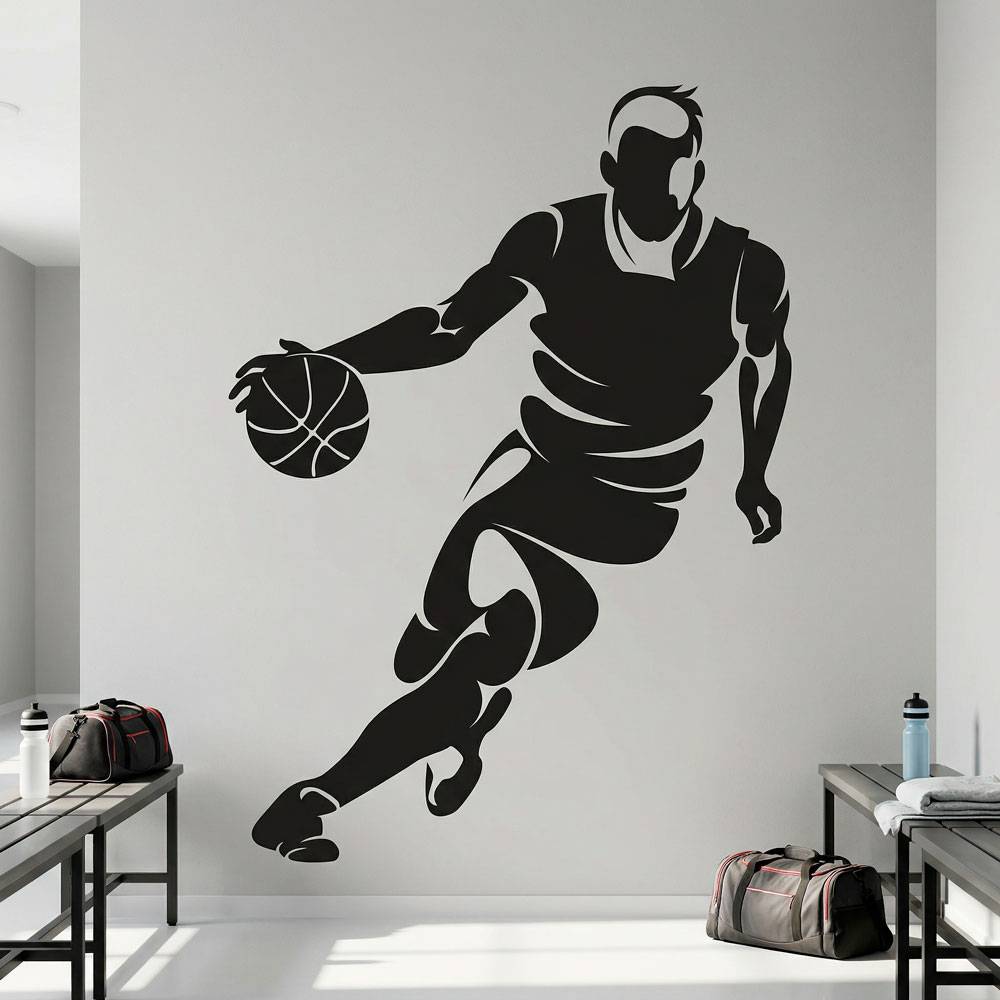 Basketteur dribblant 5