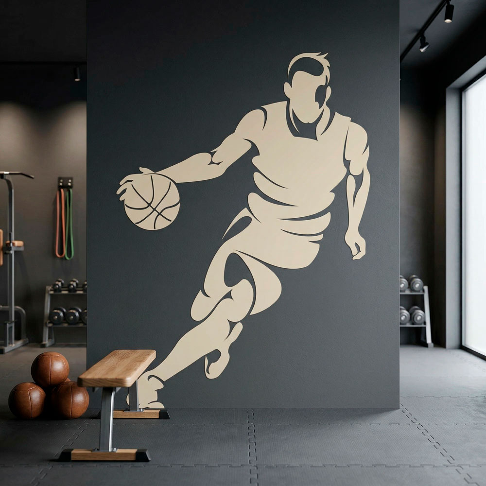 Basketteur dribblant 6