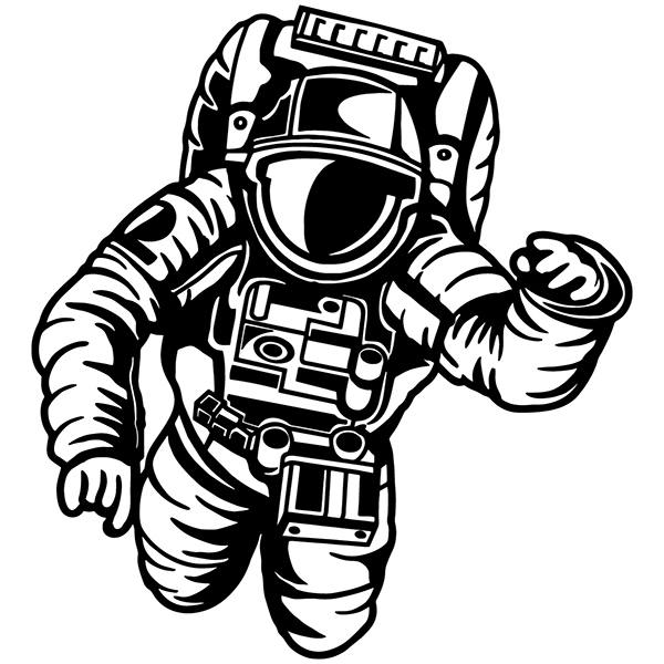 Stickers pour enfants: Astronaute dans lespace