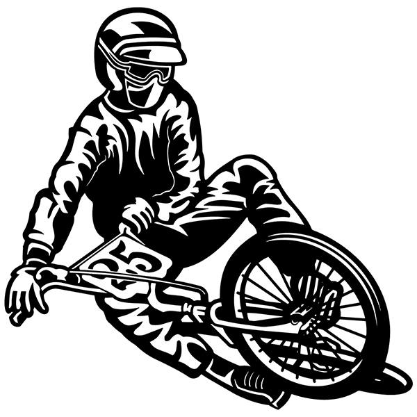 Stickers muraux: bmx Pirouette