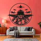 Stickers muraux: Top Gun 3