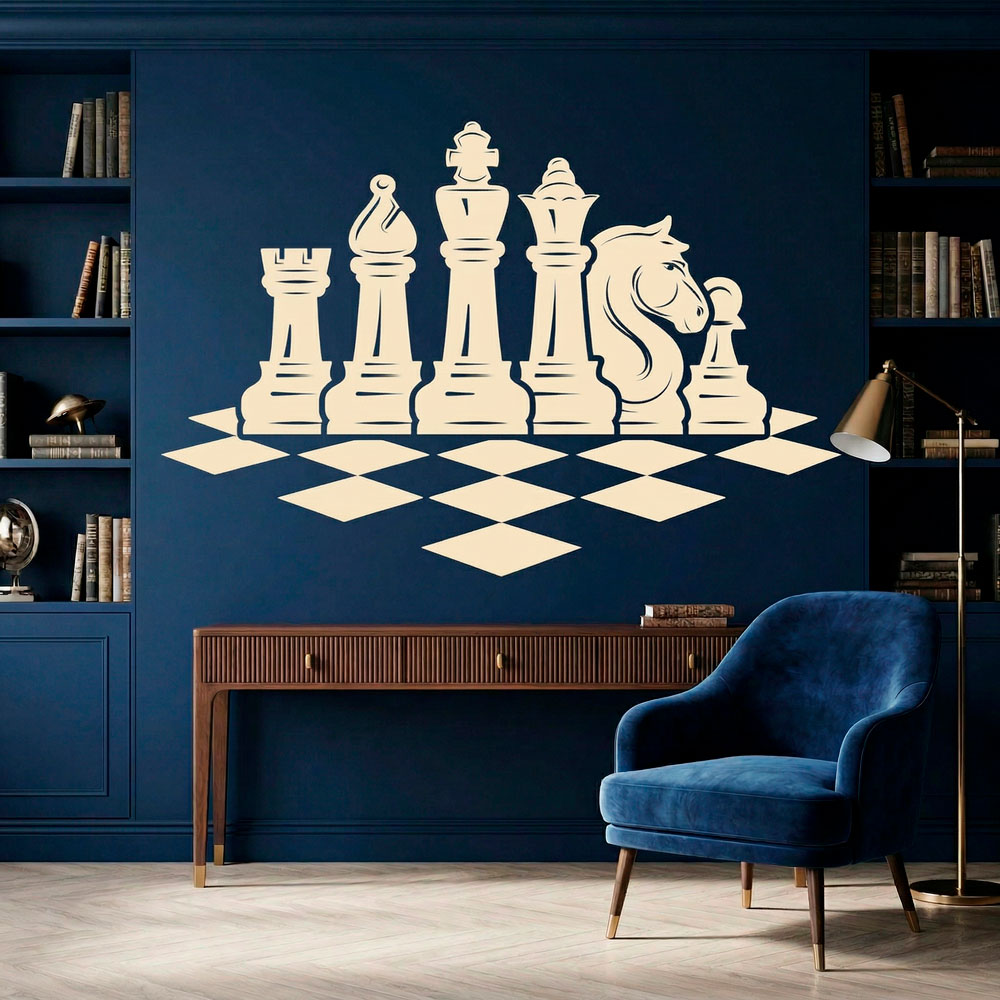 Stickers muraux: &Eacute;chiquier