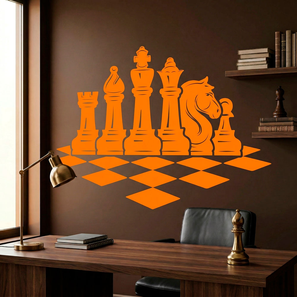 Stickers muraux: &Eacute;chiquier