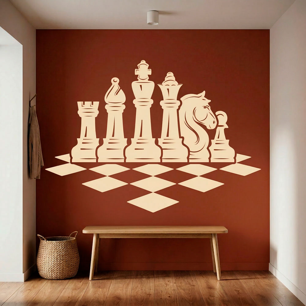 Stickers muraux: &Eacute;chiquier