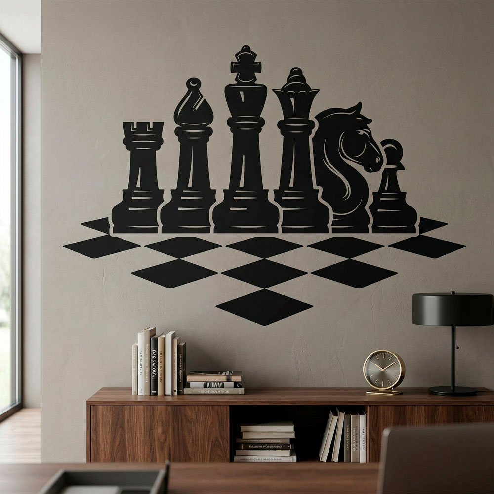 Stickers muraux: &Eacute;chiquier