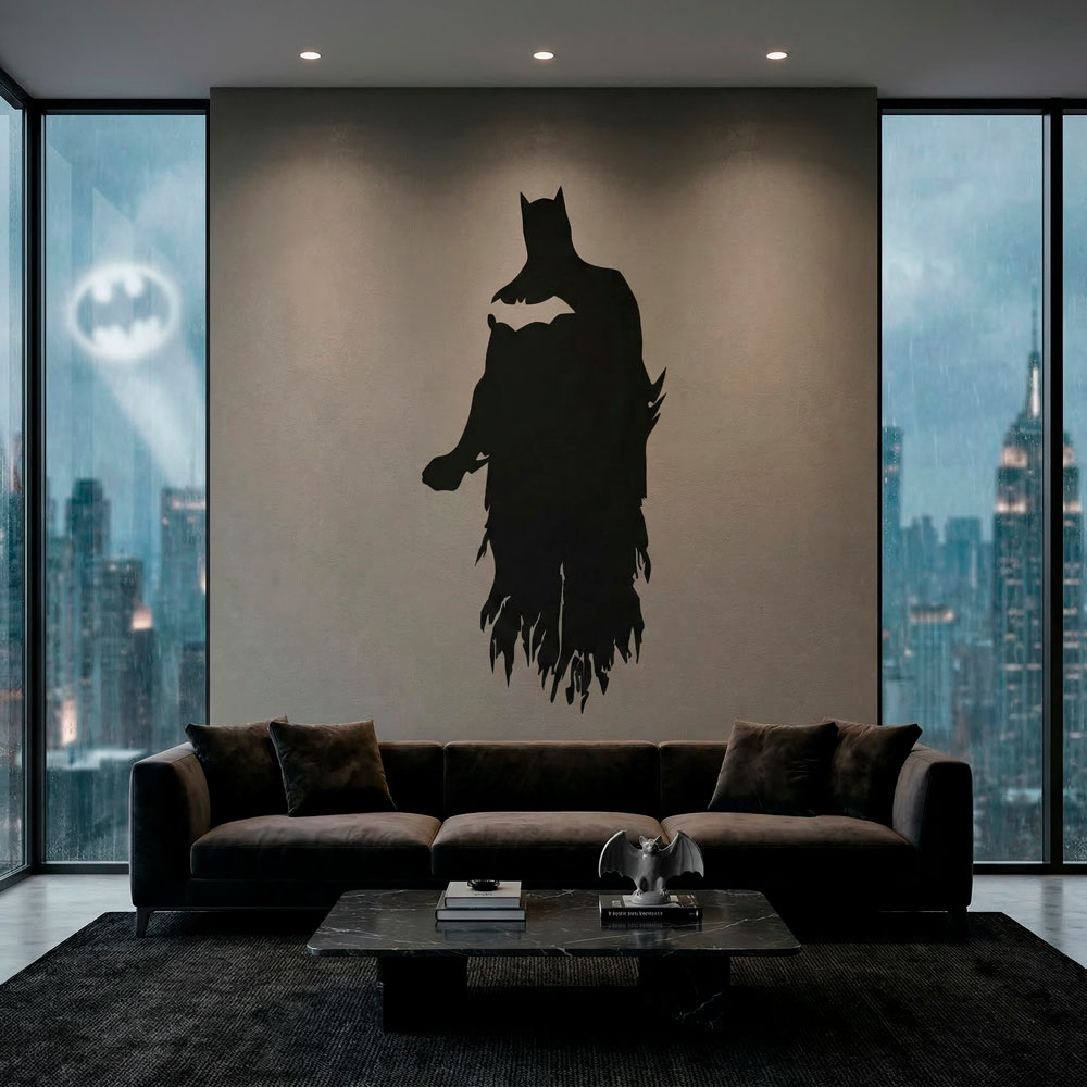 Stickers muraux: Silhouette de Batman