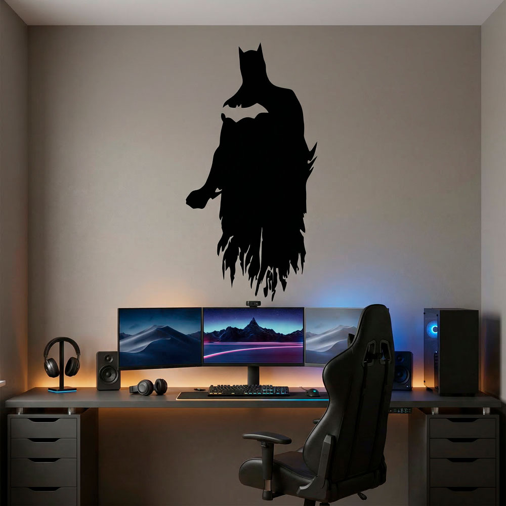 Stickers muraux: Silhouette de Batman