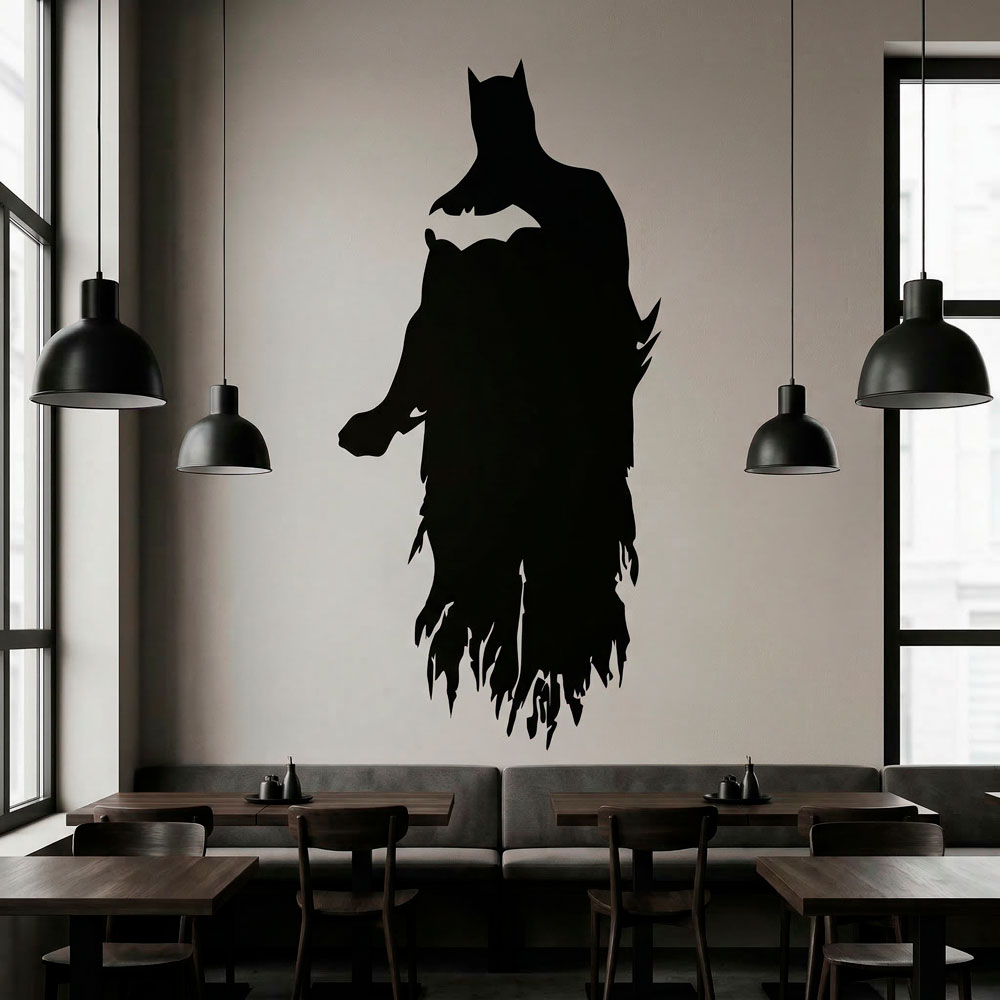 Stickers muraux: Silhouette de Batman