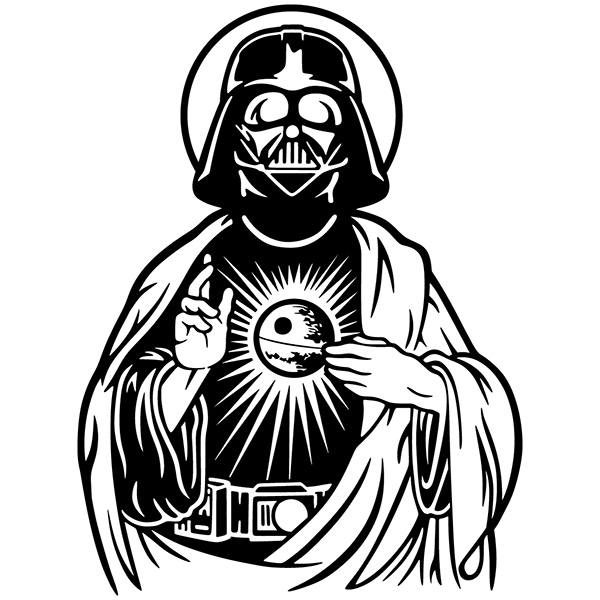 Stickers muraux: Darth Vader Sacré Coeur