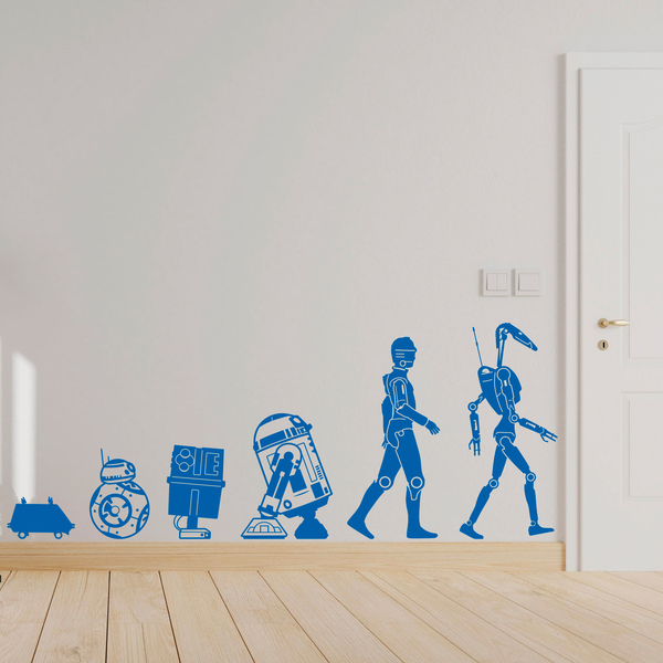 Stickers muraux: Evolution Droid