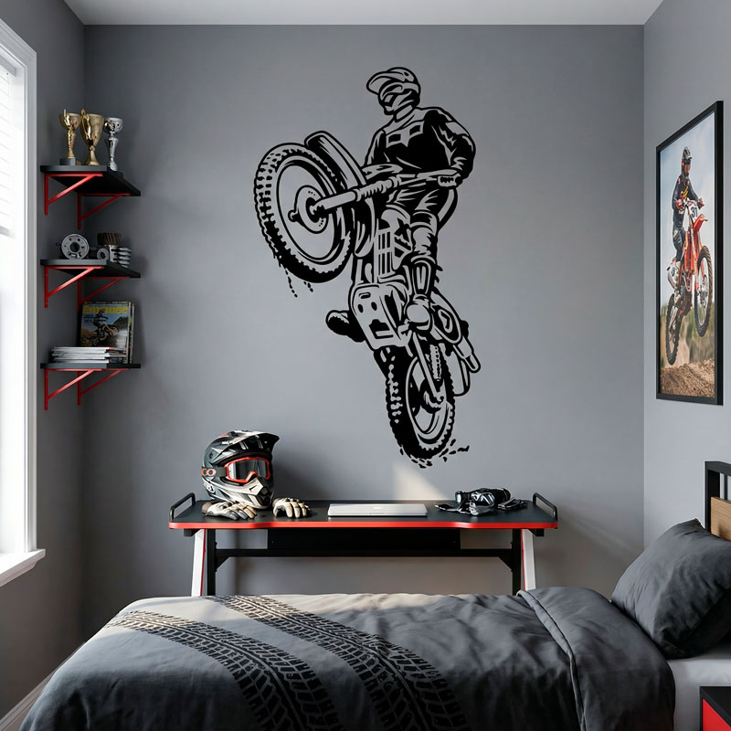Motard de motocross 0