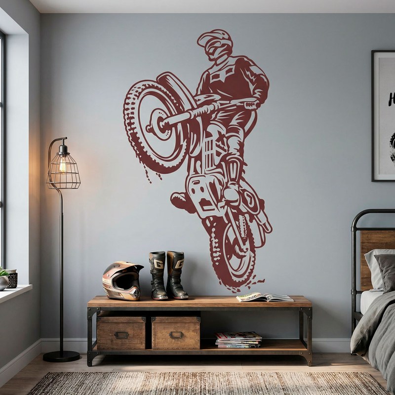 Motard de motocross 8
