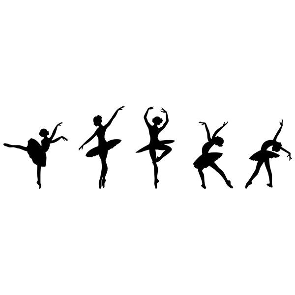 Stickers muraux: Figures de ballet