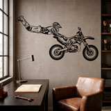 Stickers muraux: Superman saut de motocross 3