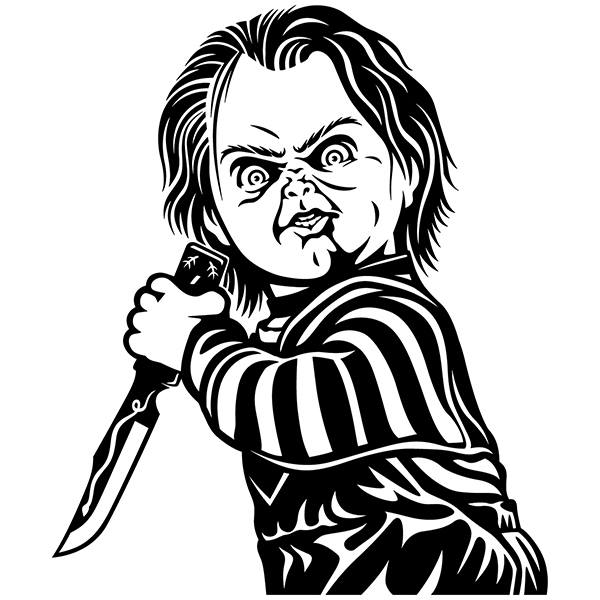 Stickers muraux: Chucky Jeu d