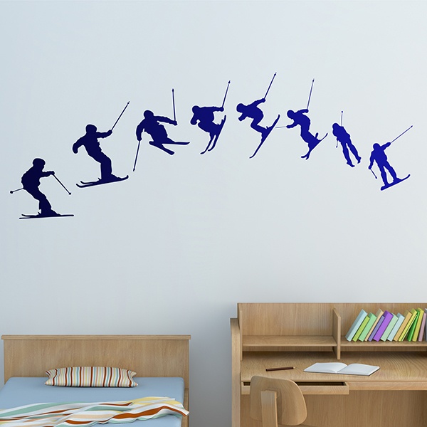 Stickers muraux: Ski Evolution 180º