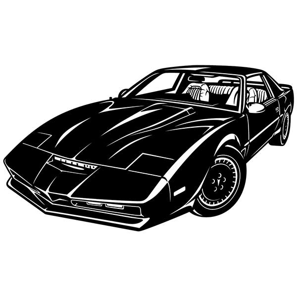 Stickers muraux: Knight Rider Kitt