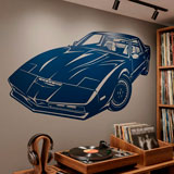 Stickers muraux: Knight Rider Kitt 12