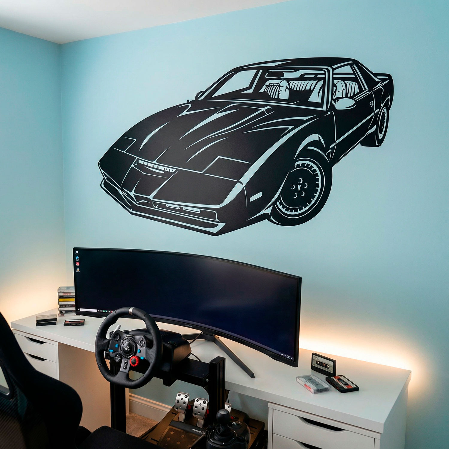Stickers muraux: Knight Rider Kitt