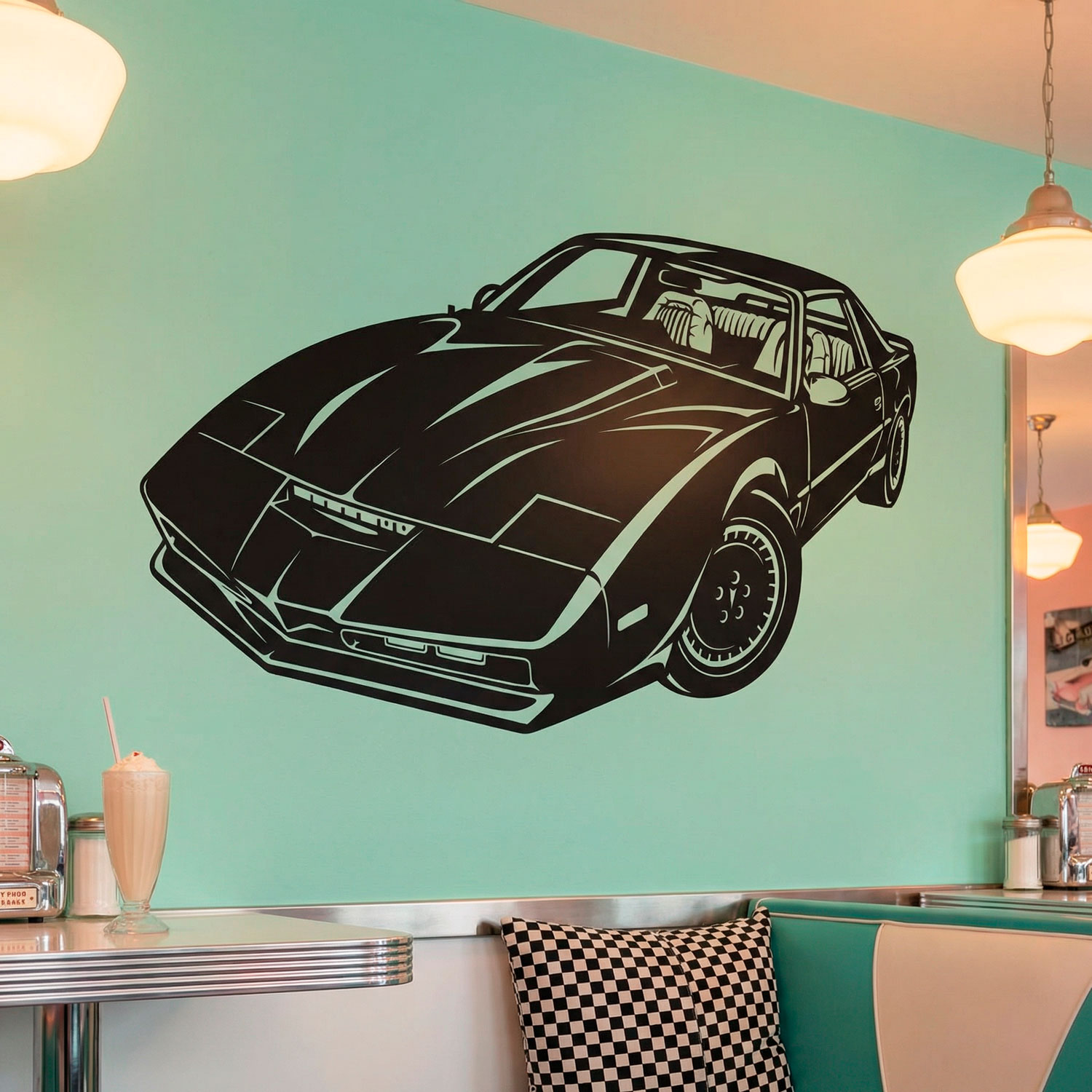 Stickers muraux: Knight Rider Kitt