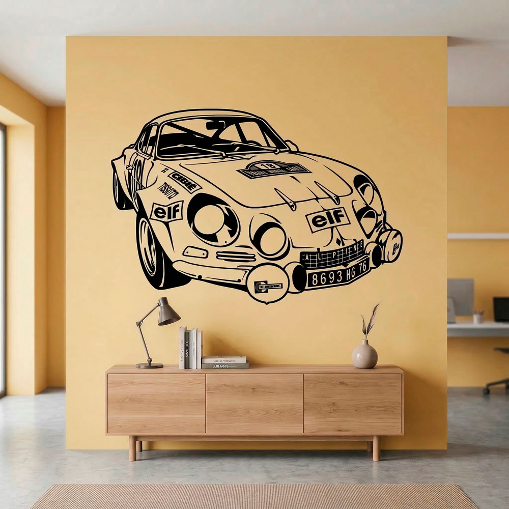 Stickers muraux: Renault Alpine A110