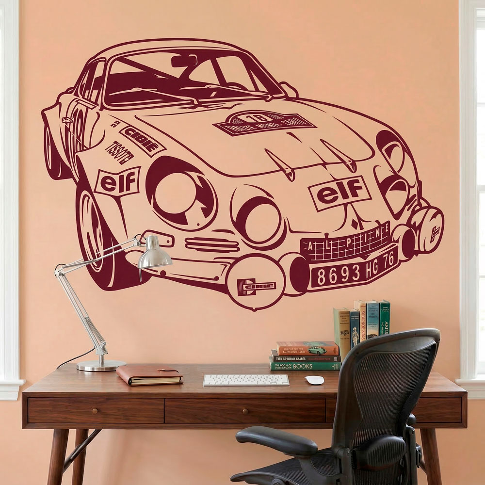 Stickers muraux: Renault Alpine A110