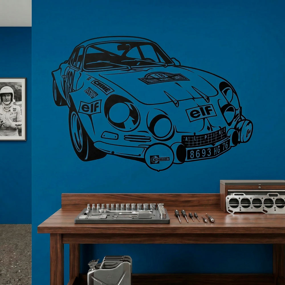 Stickers muraux: Renault Alpine A110