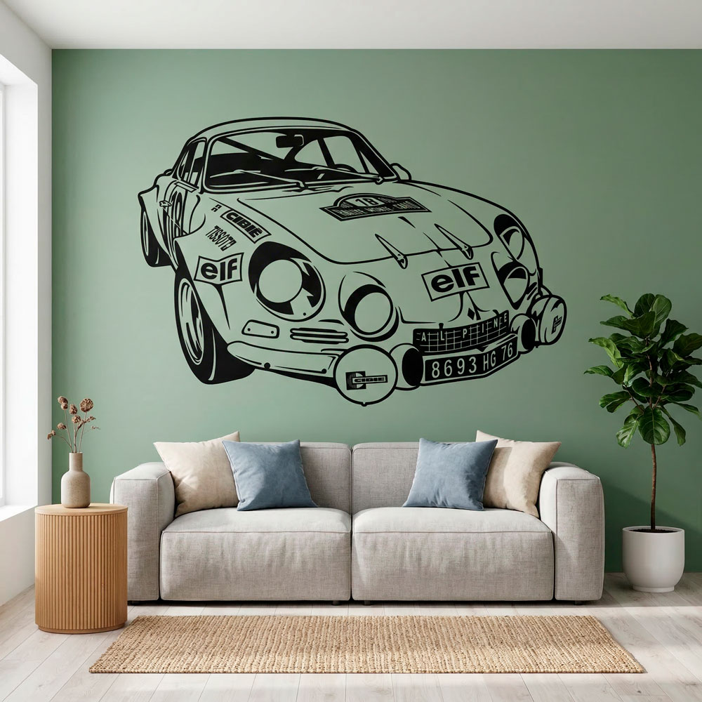 Stickers muraux: Renault Alpine A110