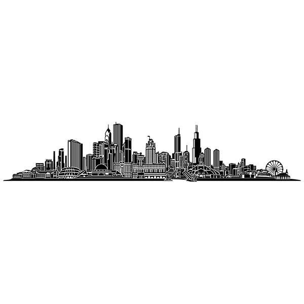 Stickers muraux: Chicago skyline