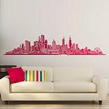 Stickers muraux: Chicago skyline 2