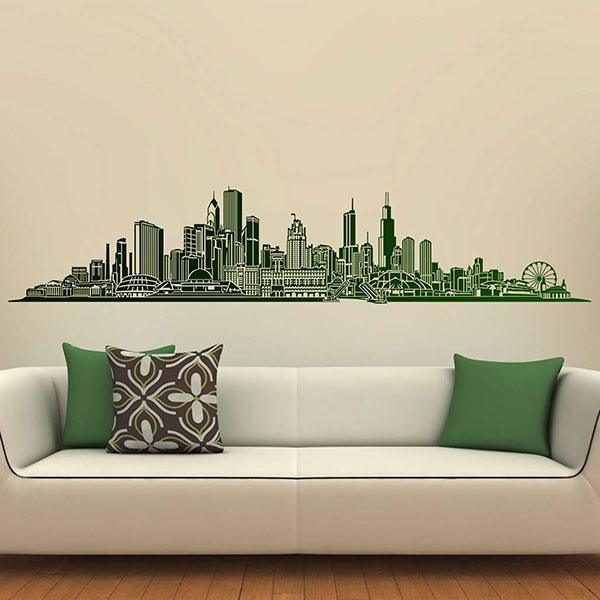 Stickers muraux: Chicago skyline