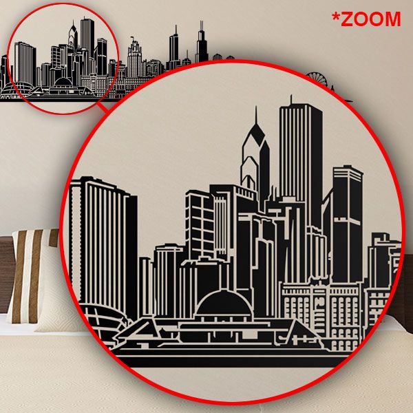 Stickers muraux: Chicago skyline