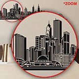 Stickers muraux: Chicago skyline 5