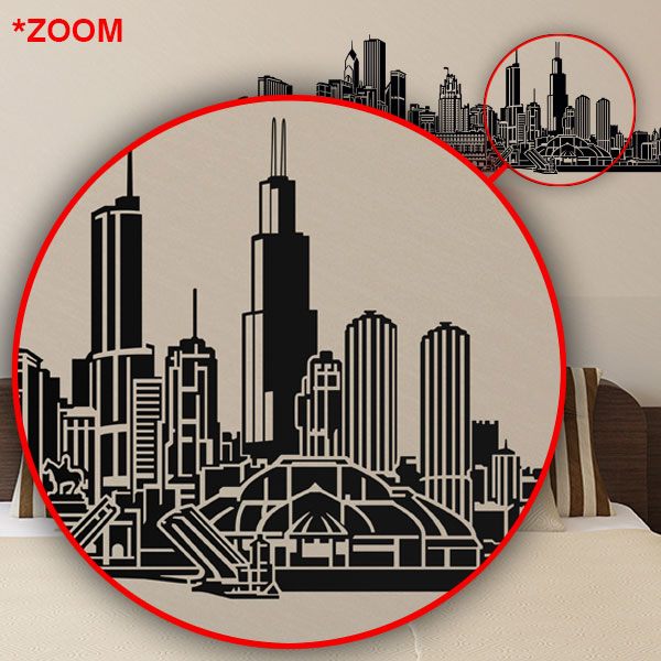 Stickers muraux: Chicago skyline