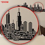 Stickers muraux: Chicago skyline 6