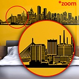 Stickers muraux: Boston Skyline 5