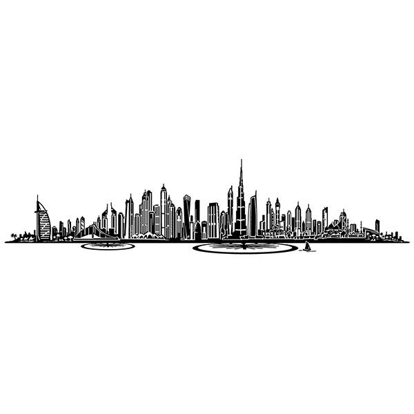 Stickers muraux: Dubai Skyline