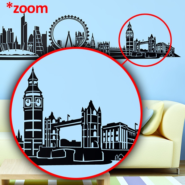 Stickers muraux: Londres Skyline