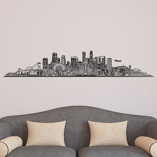 Stickers muraux: Los Angeles Skyline