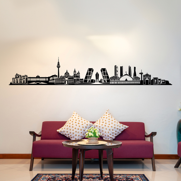 Stickers muraux: Madrid Skyline 